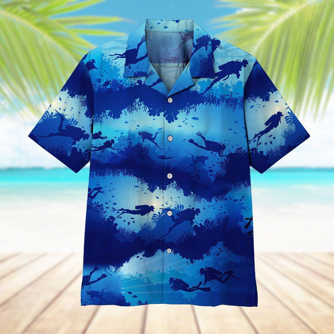 Scuba Diving Hawaii Shirt For Men Women Ha11031