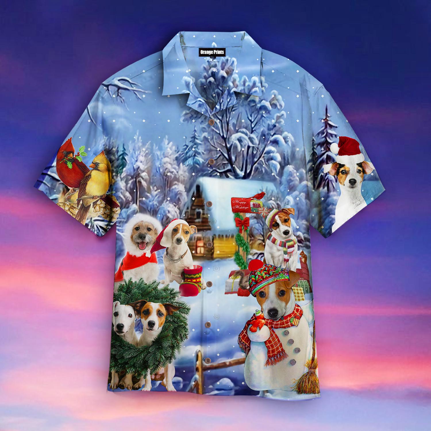 Jack Russell Christmas Hawaii Shirt For Men Women Adult Ha46928