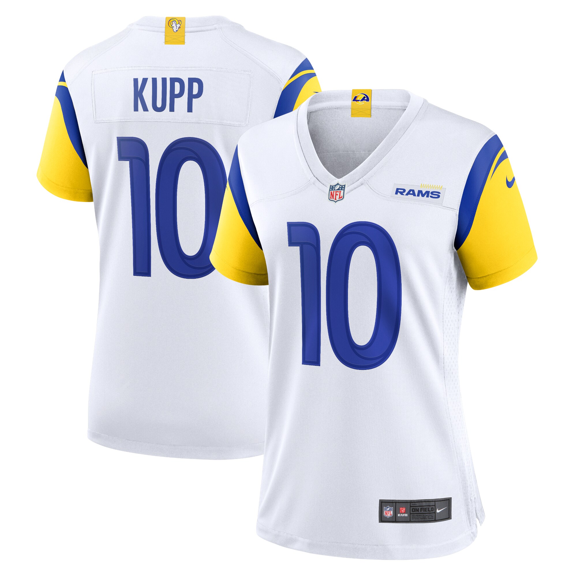 Women’s Los Angeles Rams Cooper Kupp White Alternate Game Jersey