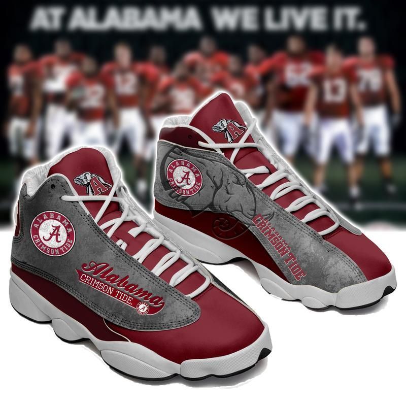 Alabama Crimson Tide football team form AIR Jordan 13 Sneakers -Lan1 JD13 Sneakers Personalized Shoes Design