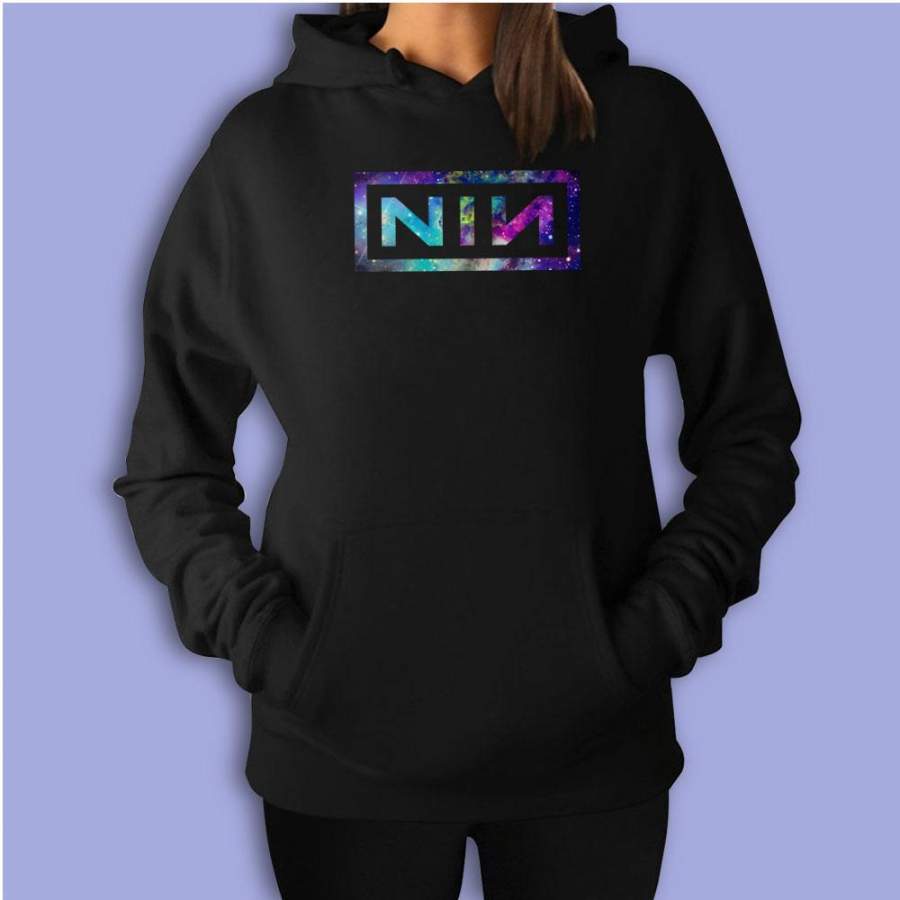 Nine Inch Nails Logo Galaxy Fox Women’S Hoodie T-Shirt