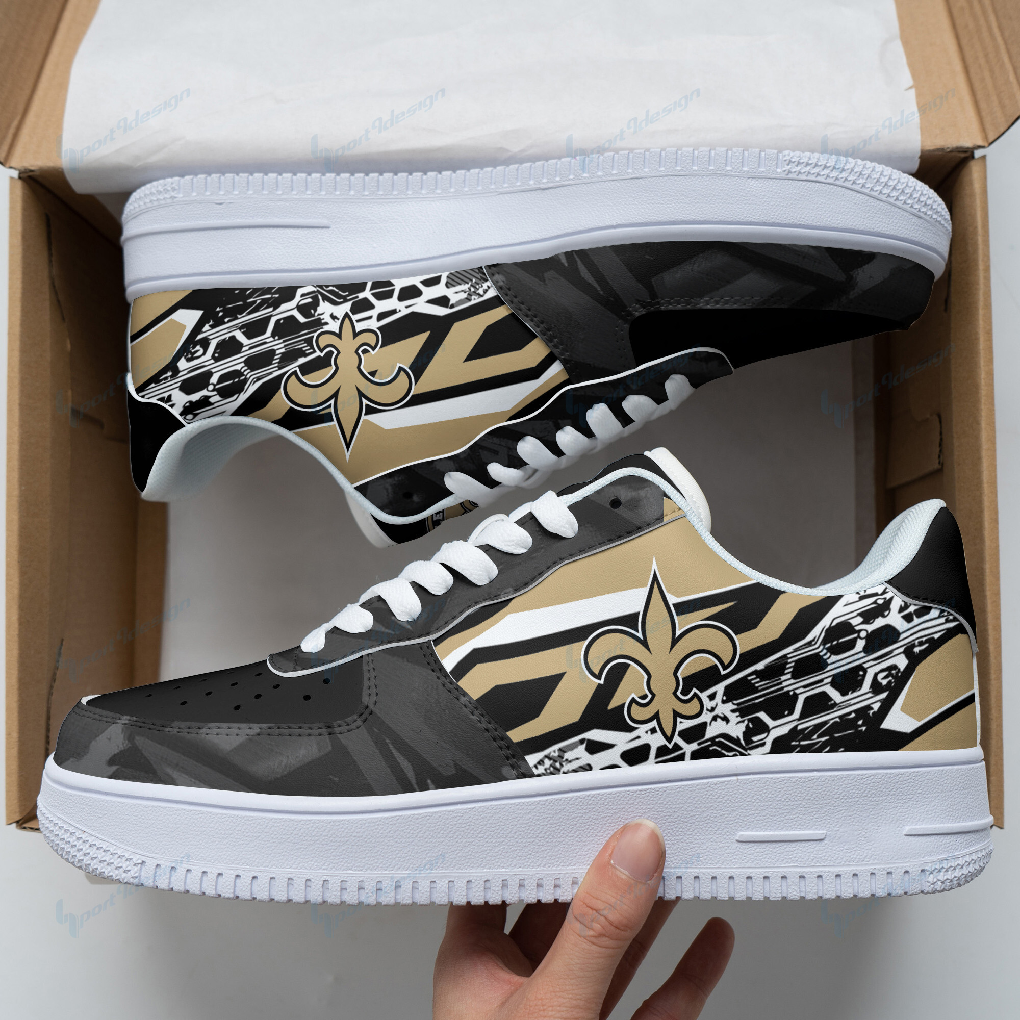 New Orleans Saints Af1 Shoes 340