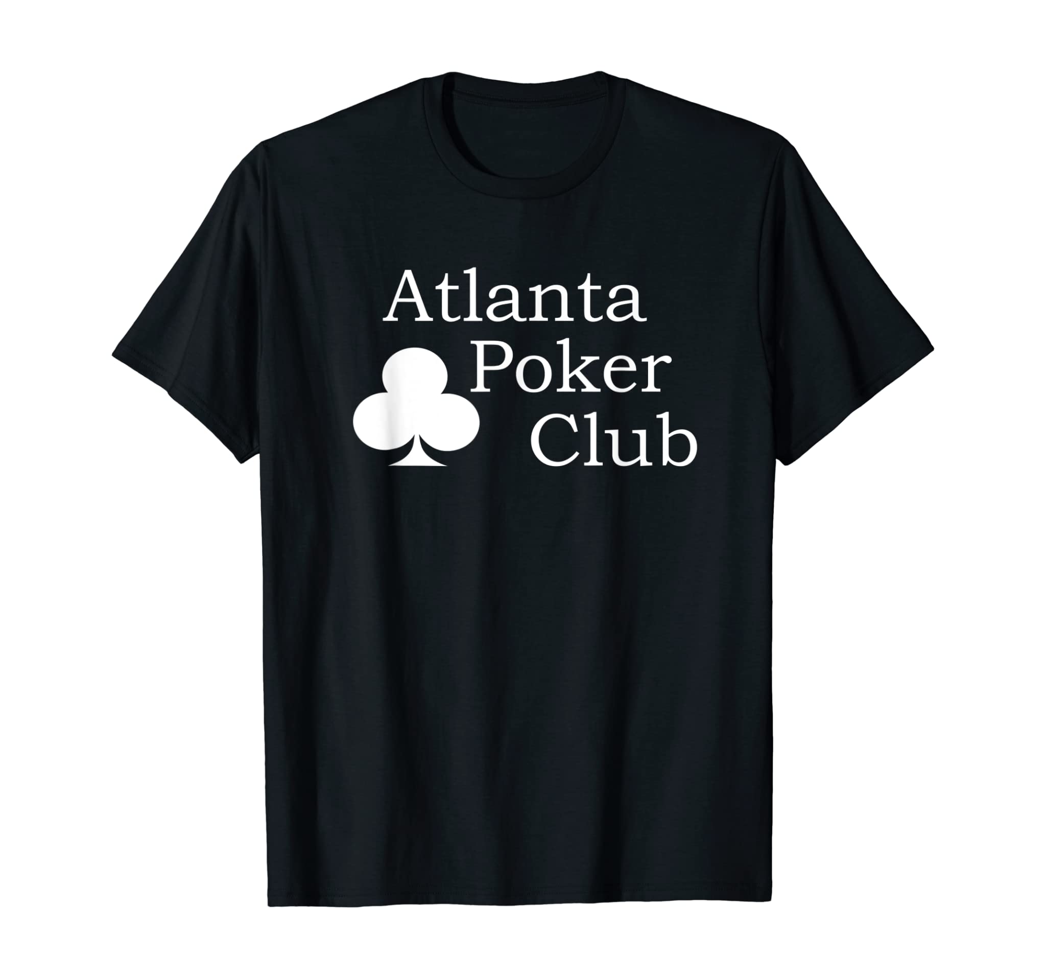 Atlanta Poker Club Classic Big White Logo T-Shirt