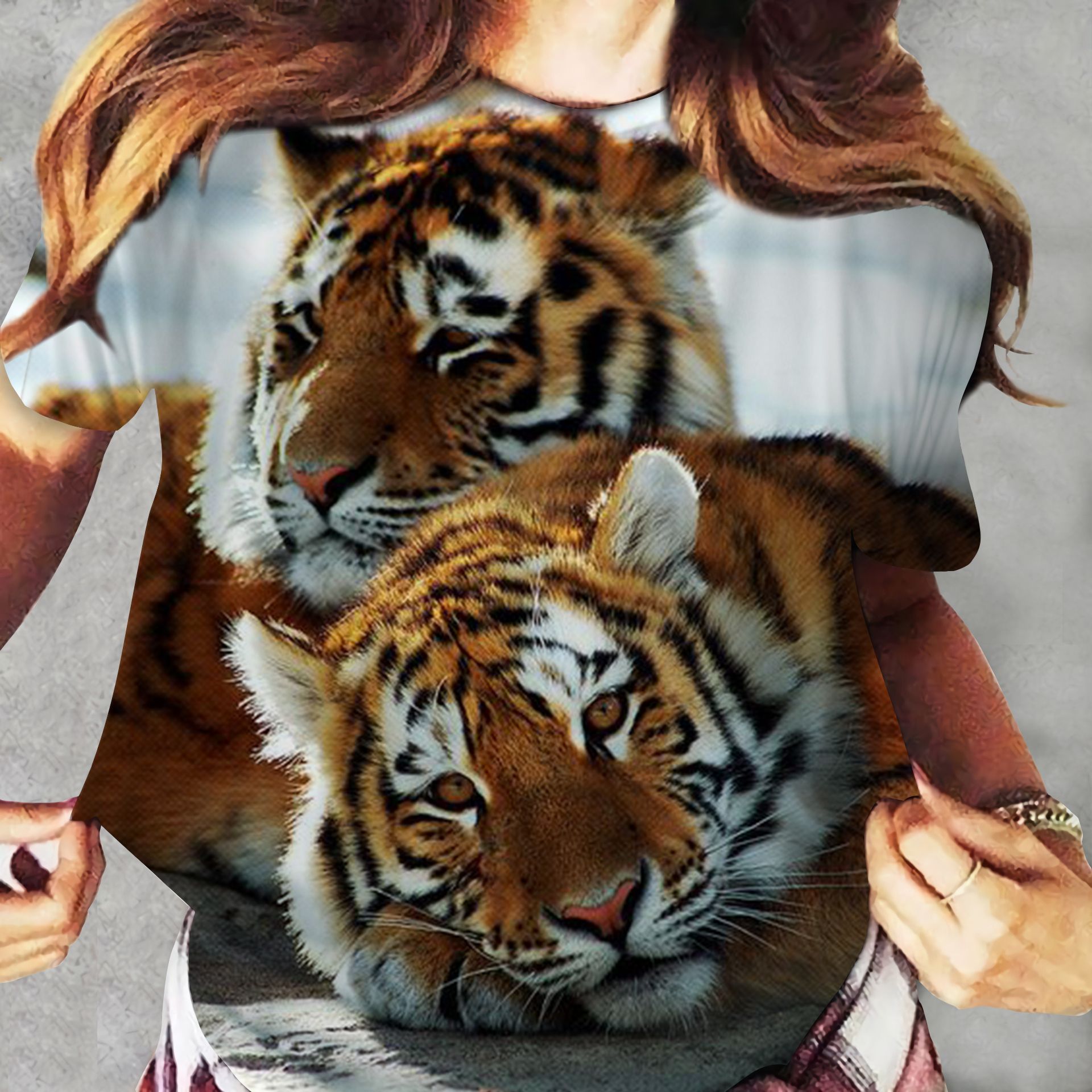 Tiger Ver05 Dadj210721Lcta Unisex 3D T-Shirt All Over Print