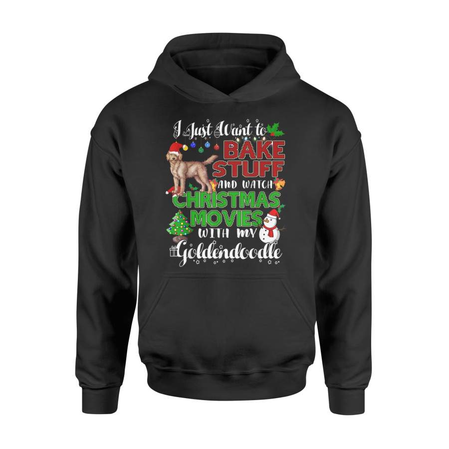 Watch Christmas Movies With My Goldendoodle T Shirt T-Shirt – Standard Hoodie