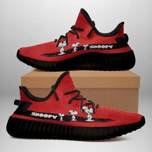 Snoopy Black Yeezy Sneakers Gift Idea My Friends My Boyfriend My Son My Father’S Day Shoes Yeezy Sneakers