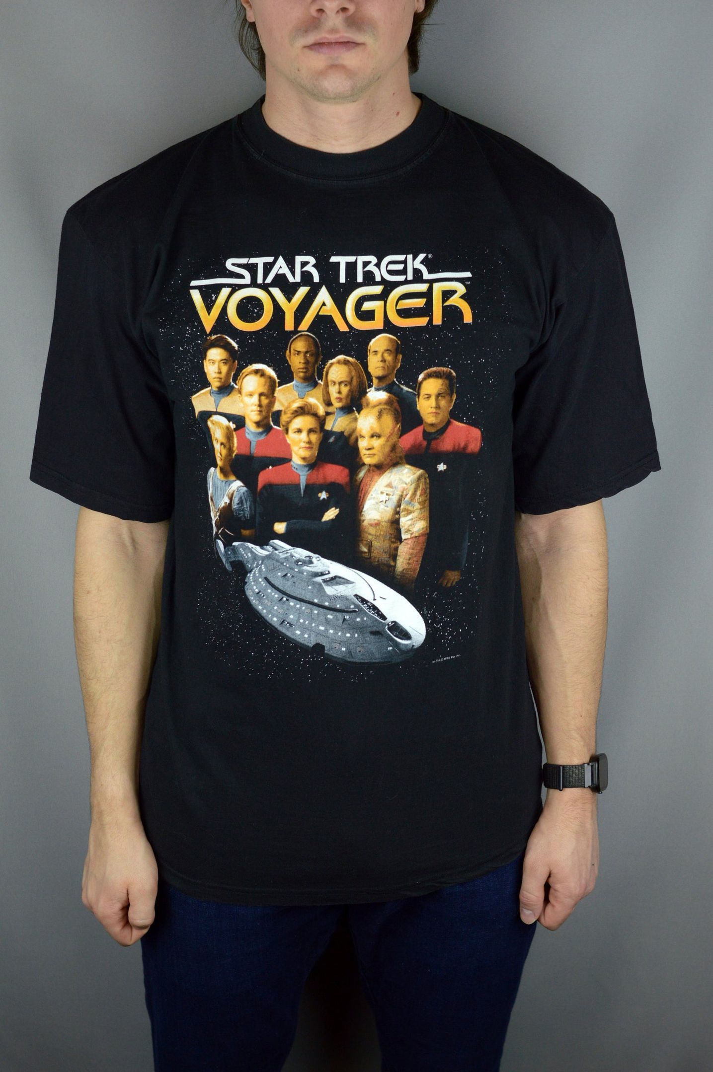 Vintage Star Trek Voyager 1996 T Shirt