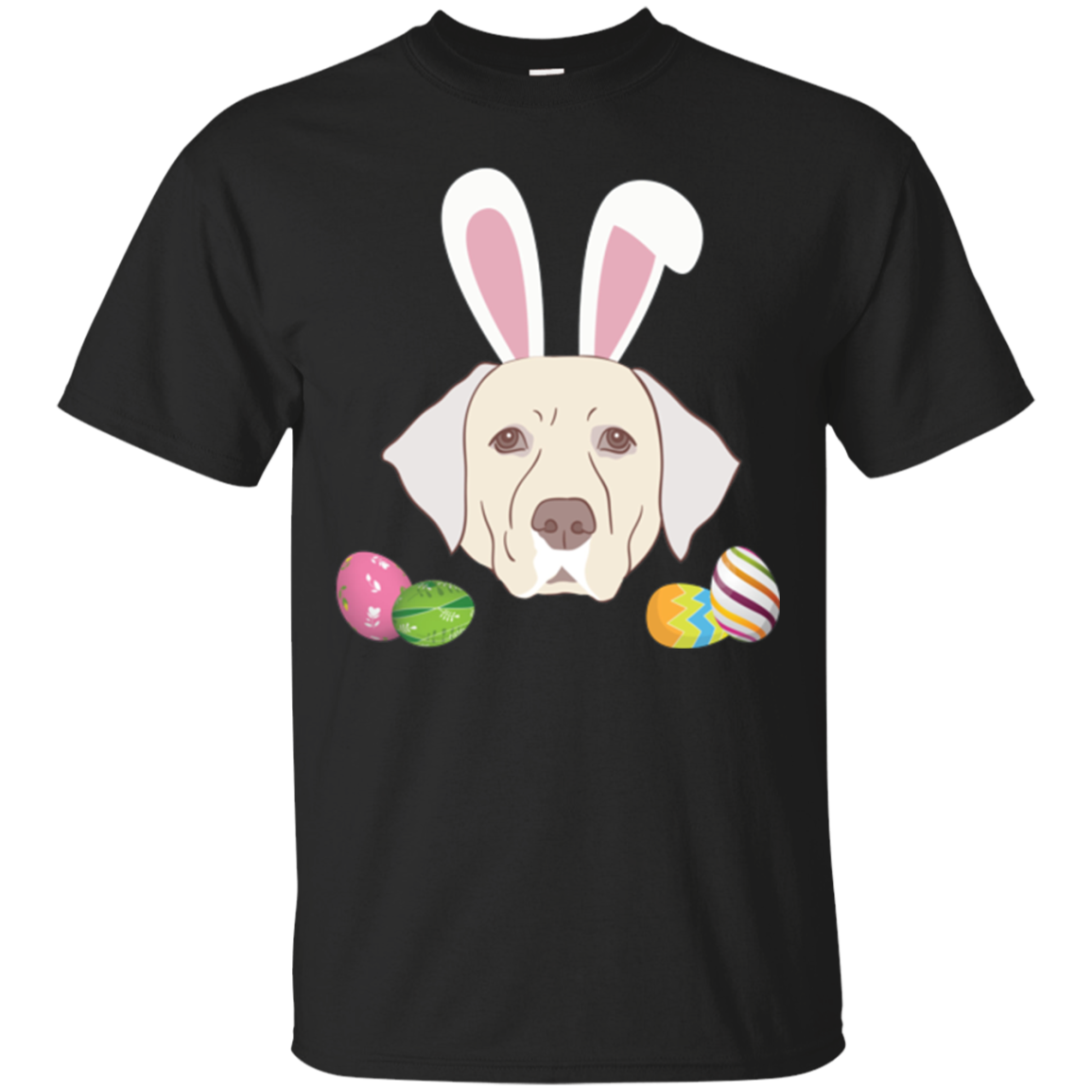 Bunny Labrador Retriever Dog Easter Day Dog Lovers T-Shirt