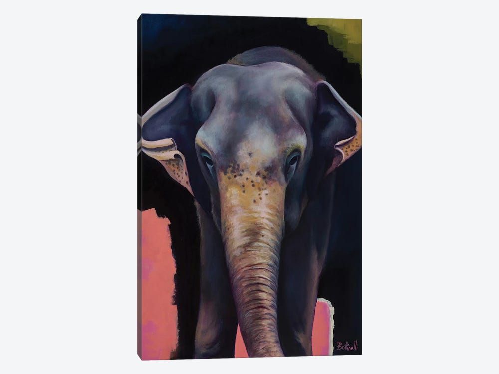 Portrait Of An Elephant Canvas Poster 8″x12″ 12×18″ 18″x26″ 24″x36″ 30″x45″