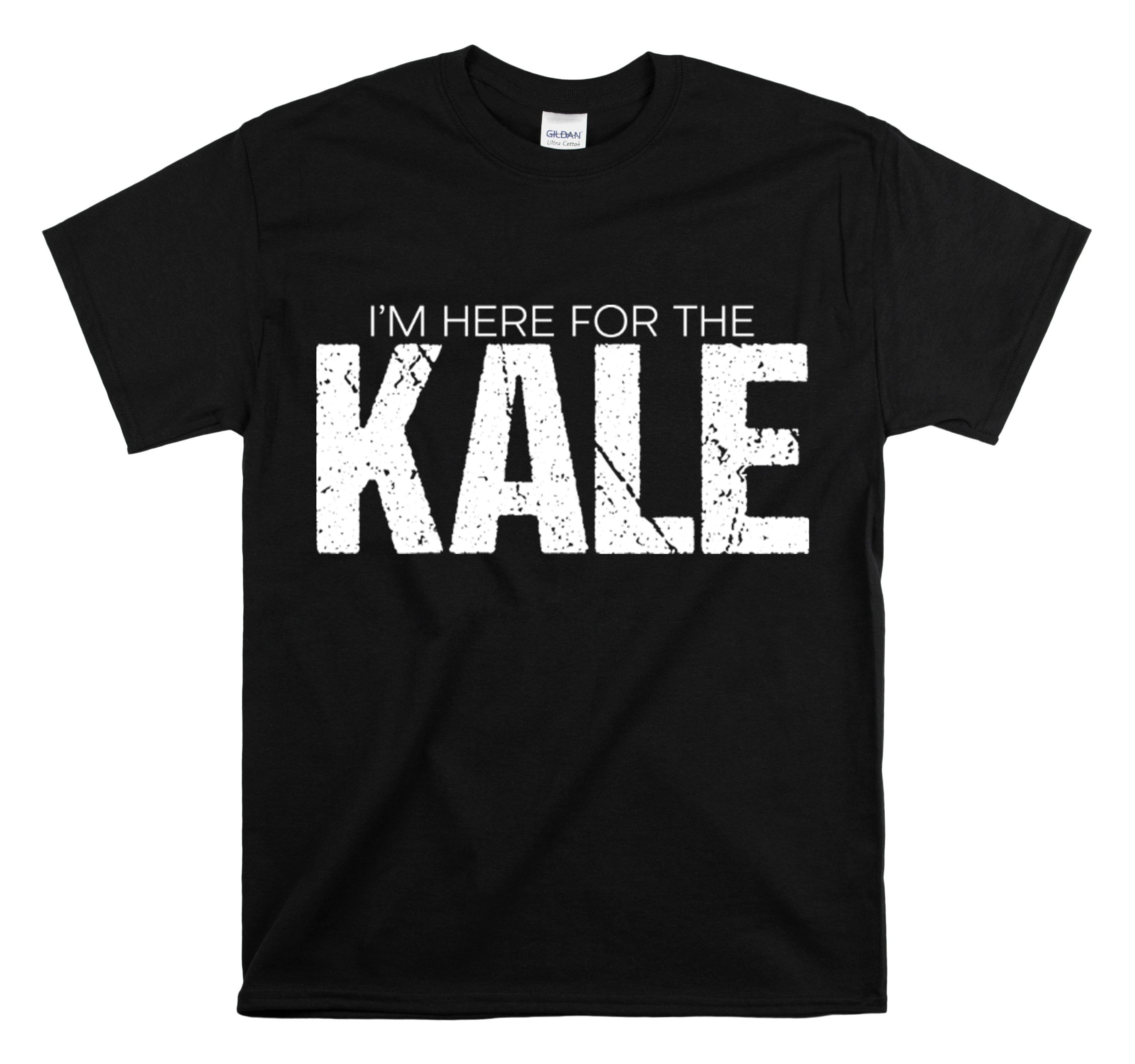 Shirt Funny I’M Waiting For Kale Vegetables Gag Hilarious Foodie Organic Veggie Healthy T-Shirt Unisex Heavy Cotton Tee