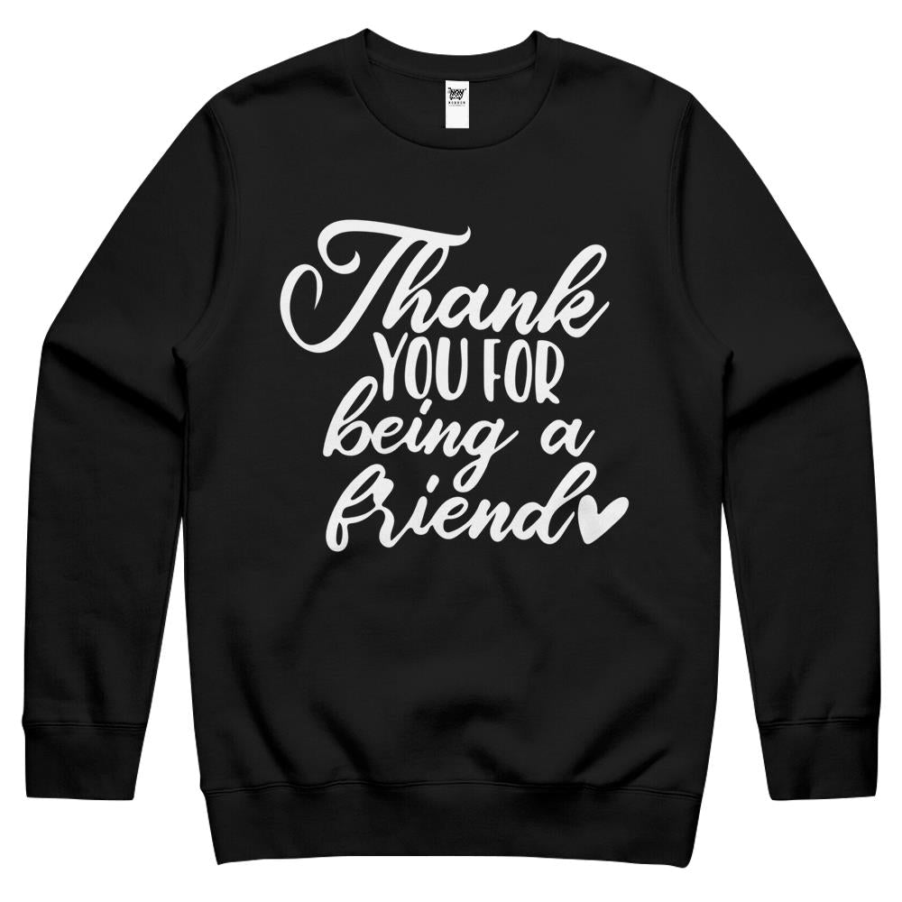 Thank You For Being A Gol.Den Friend Vintage Retro Crewneck Sweatshirt