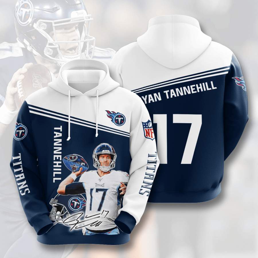 Tennessee Titans Ryan Tannehill Hoodie 3D Style5047 All Over Printed