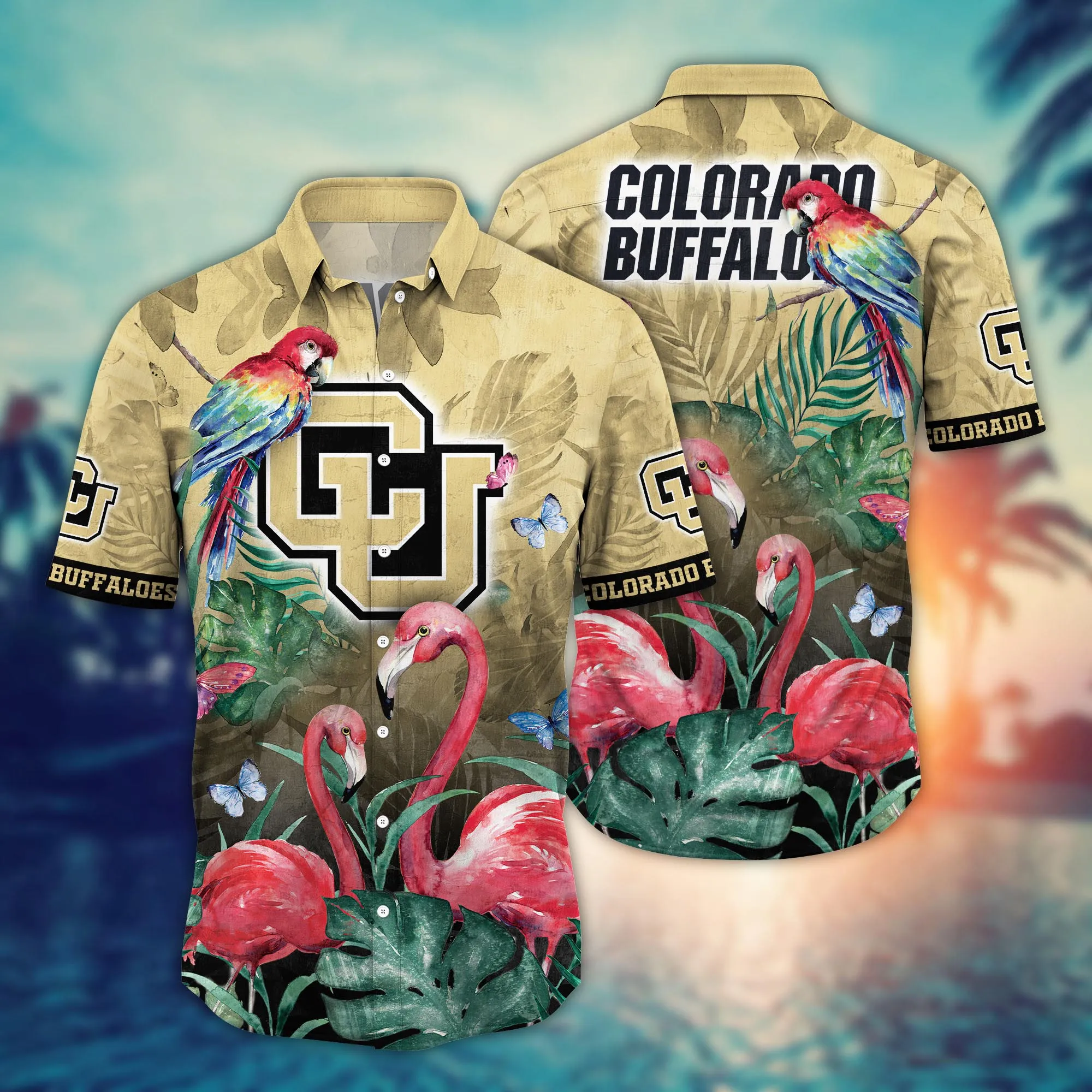 Colorado Buffaloes NCCA Hawaiian Shirt Vacation Ball Game Shirts