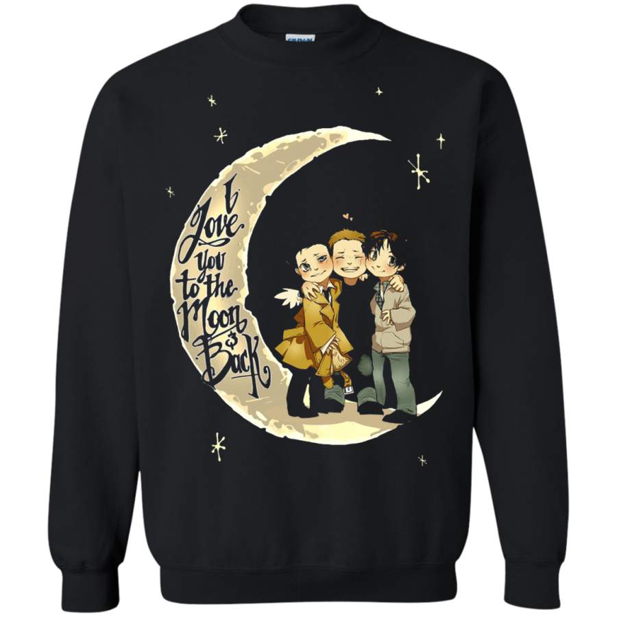 AGR I Love You To The Moon And Back Supernatural Sweatshirt