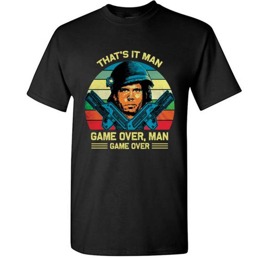 That’s It Man Game Over Man Game Over, Classic Vintage Retro Design – Gildan Short Sleeve Shirt