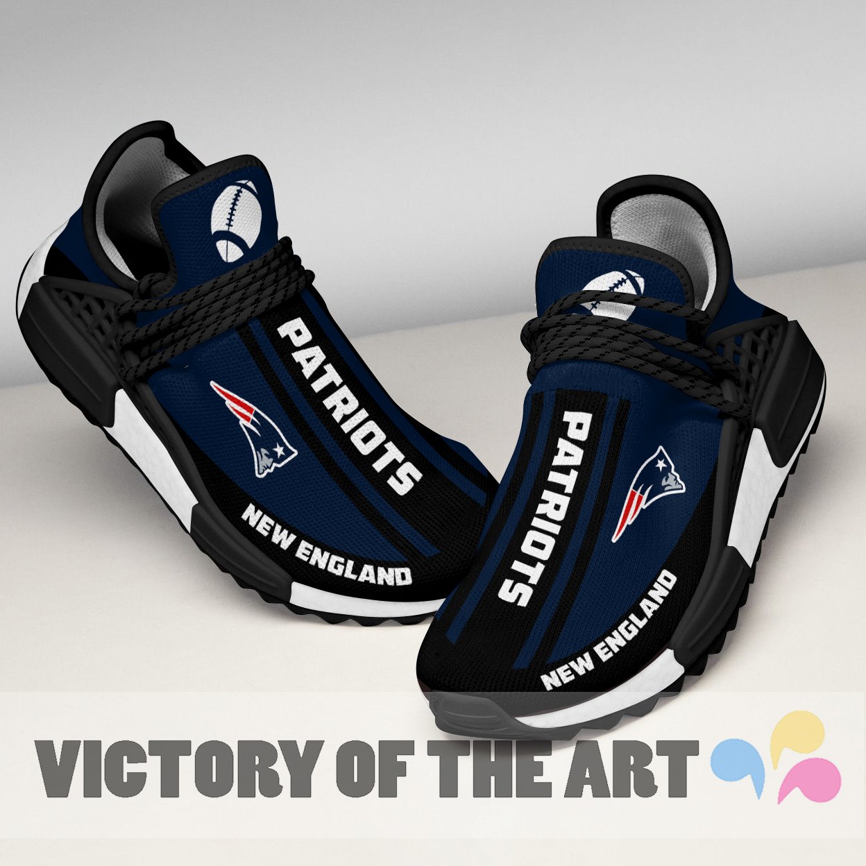 Fashion Unique New England Patriots Human Race Shoes