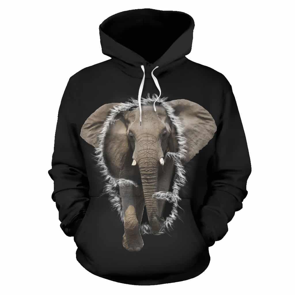 Unisex Elephant Elephant The Break 3D Hoodie All Over Print