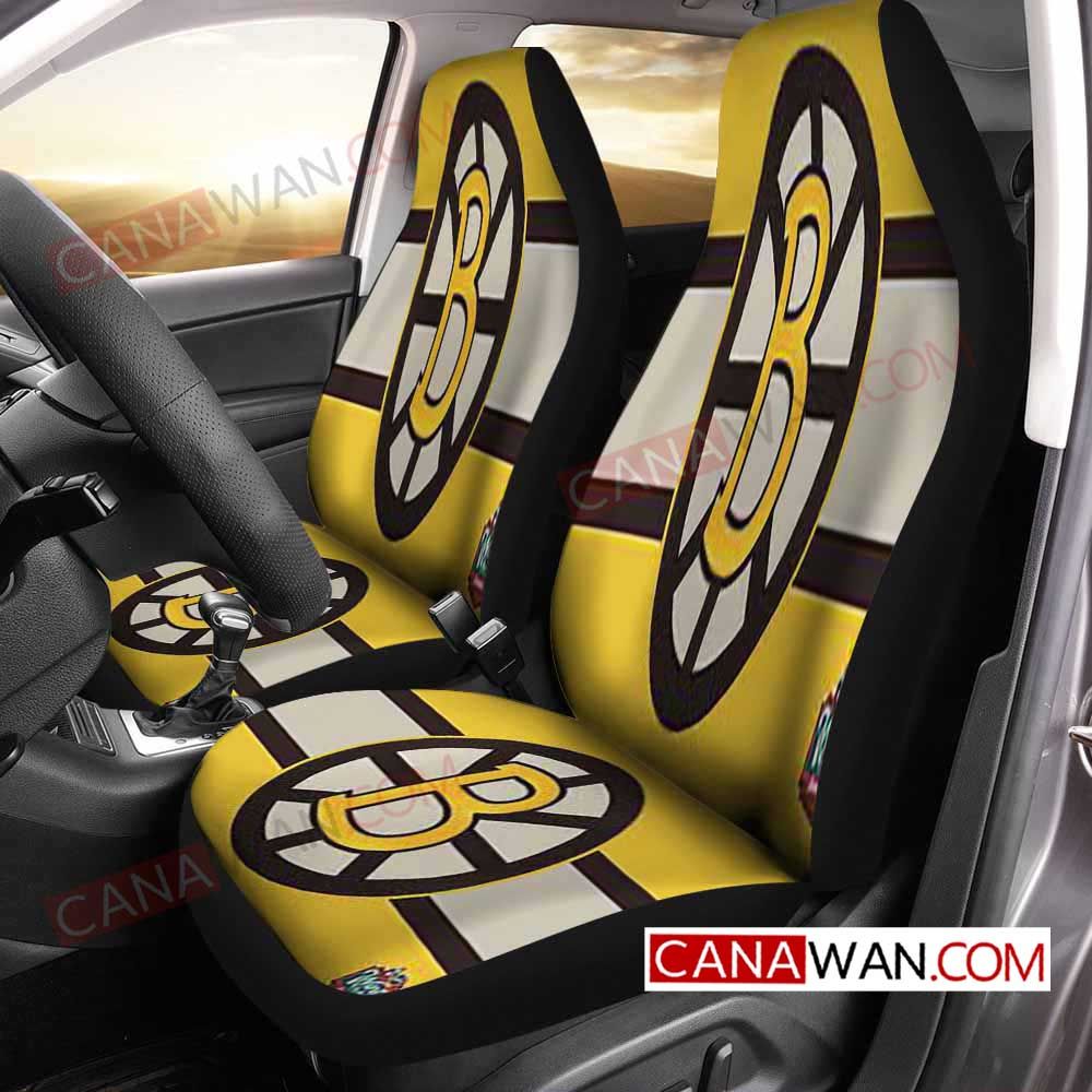 Boston Bruins Style278 3D Customized Personalized Car Seat Cover