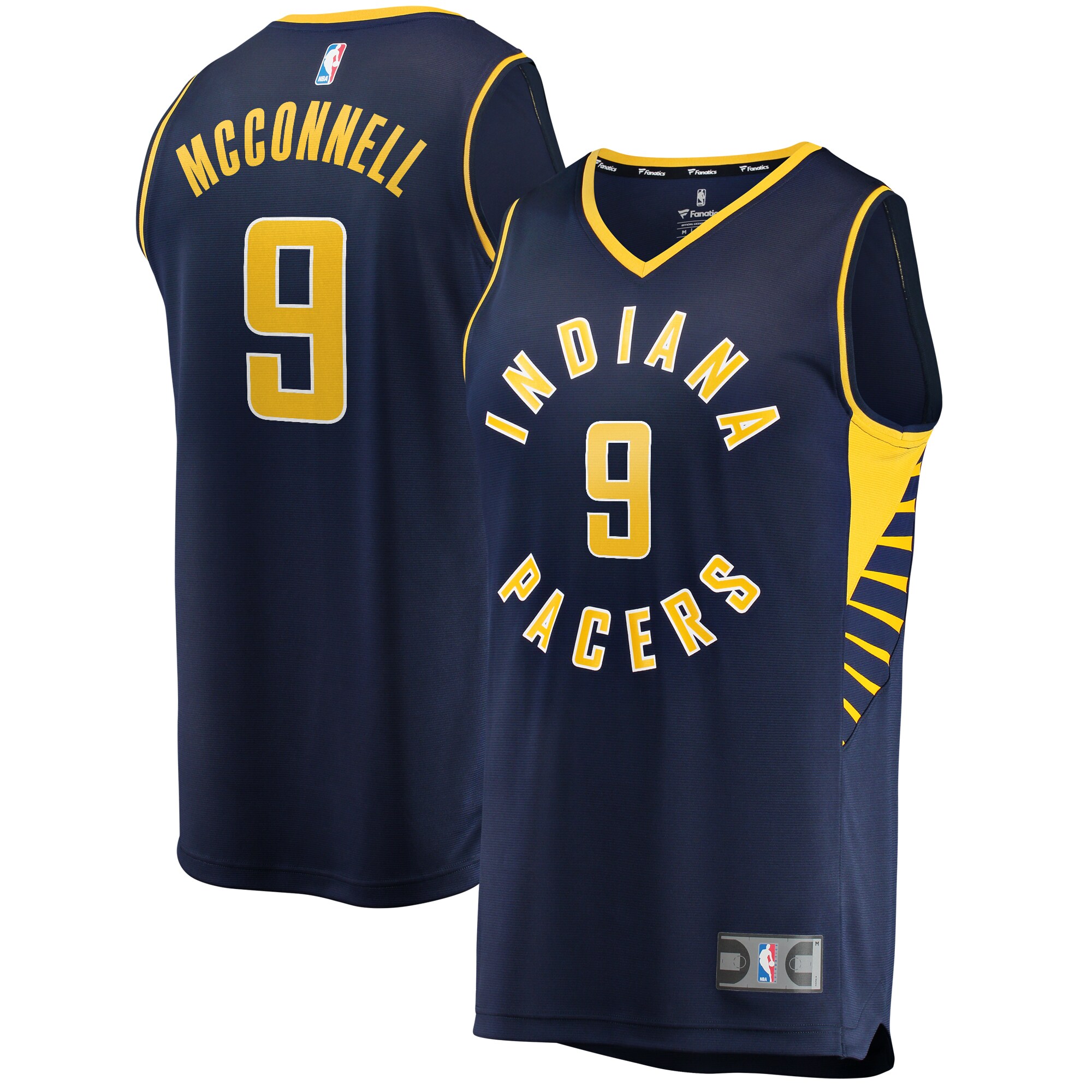 T.J. McConnell Indiana Pacers Fast Break Player Jersey – Icon Edition – Navy