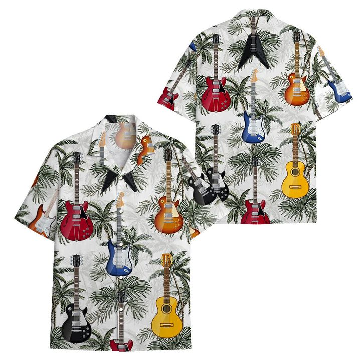 Guitar Hawaii Shirt Ha102279