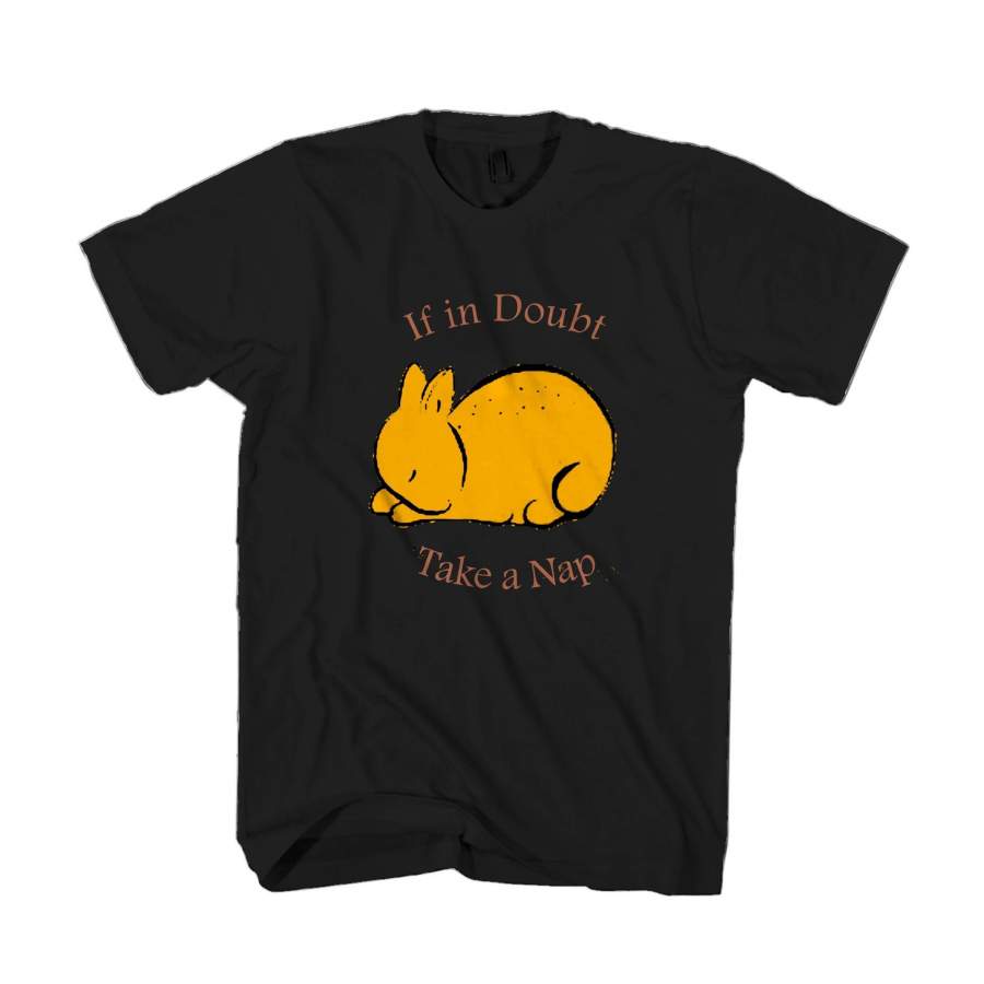 Bunny Rabbit Teal Organic Graphic Rabbit Lover Gift Man’s T-Shirt