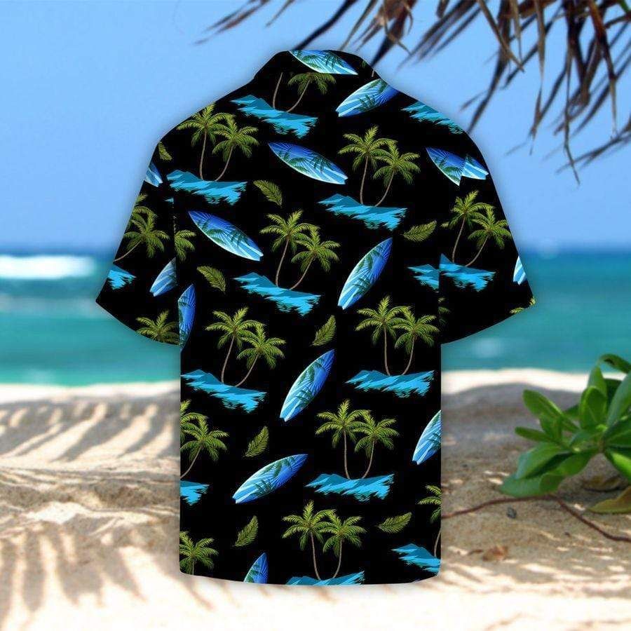 High Quality Hawaii Aloha Shirts Skull Coconut Island Hibicus Ha51068