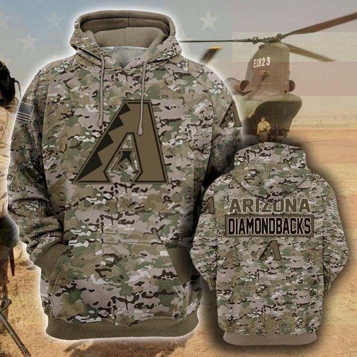 Arizona Diamondbacks Camouflage Veteran Pullover And Ed Custom Barcelona 3D Pullover Hoodie, Bomber Jacket, Sweatshirt, T-Shirt