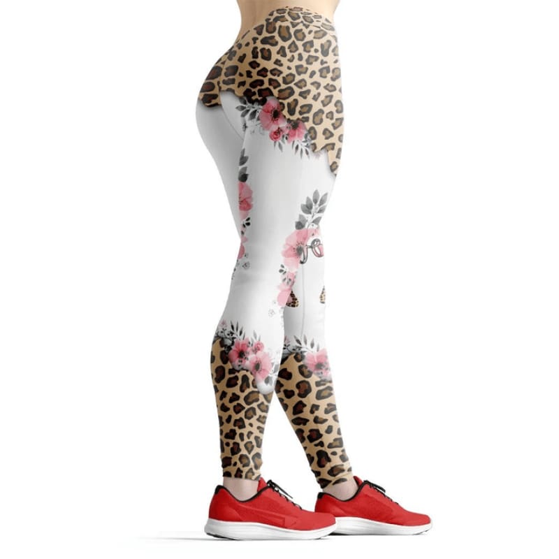 Secrettees 3D Happy Mothers Day Mother Bunny Easter Leopard Custom Legging