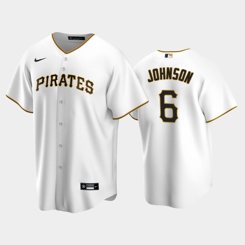 2022-23 Draft Pittsburgh Pirates Termarr Johnson 6 White Home Jersey