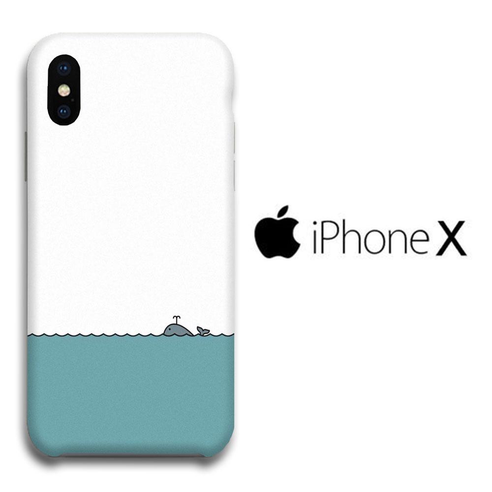 Drawing Whale Iphone X 3D Case