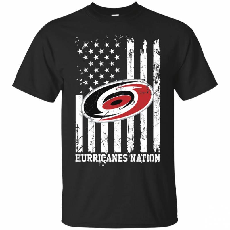 Carolina Hurricanes Nations Ice Hockey Us Flag Fourth Of July Shirt