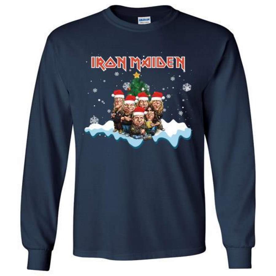 Iron Maiden Christmas tree Long T-Shirt