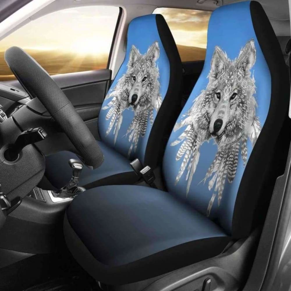 Spirit Animal Wolf Car Seat Covers 202004