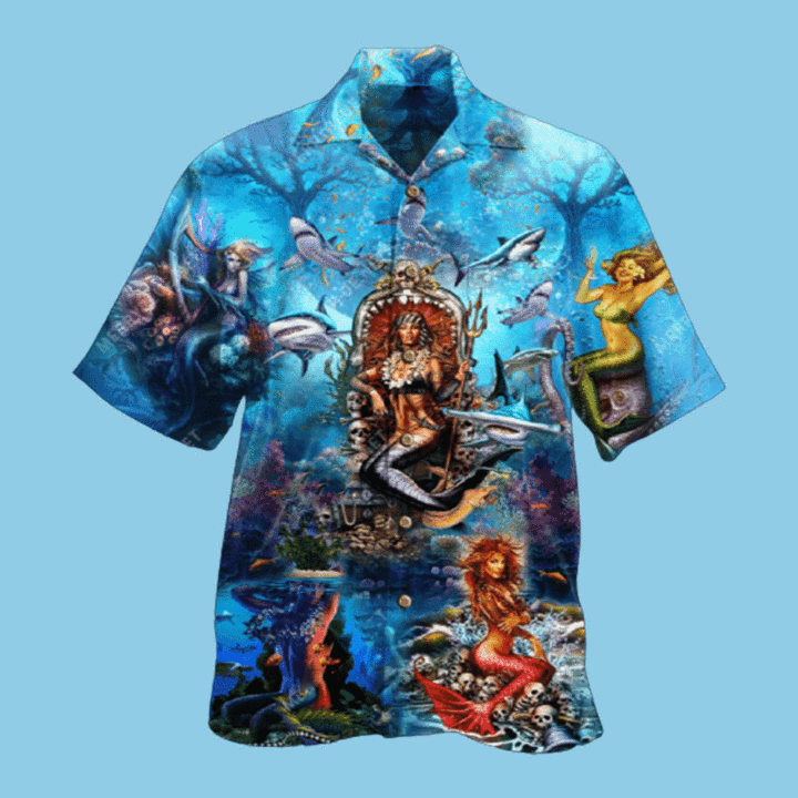 Beautiful Mermaid In The Ocean Hawaii Shirt Ha60699