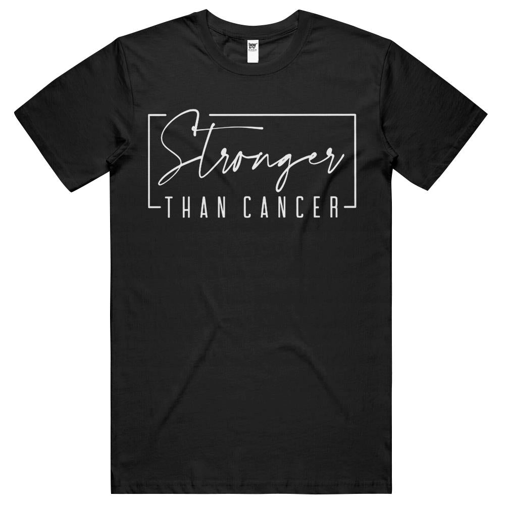 Cancer T Shirt, Stronger Than Cancer, Cancer Survivor Tshirt, Cancer Warrior T-Shirt, Breast Cancer Shirt, Cancer Tee, Cancer Awareness T Shirts