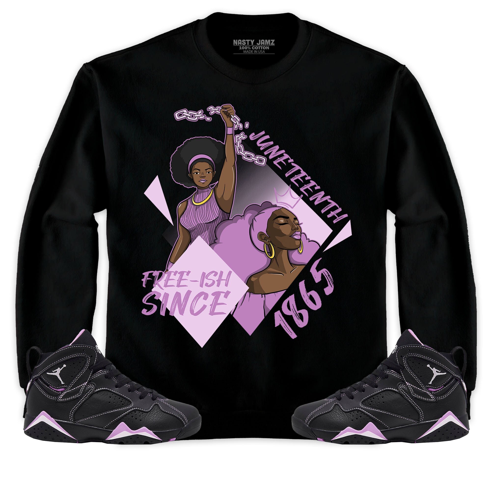 Juneteenth 1865 Unisex Sweatshirt Ma …
