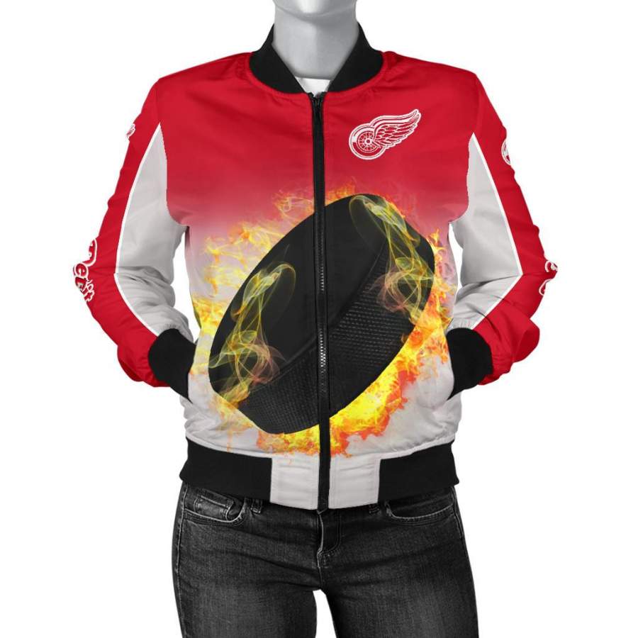 Playing Game With Detroit Red Wings Jackets Shirt For Women