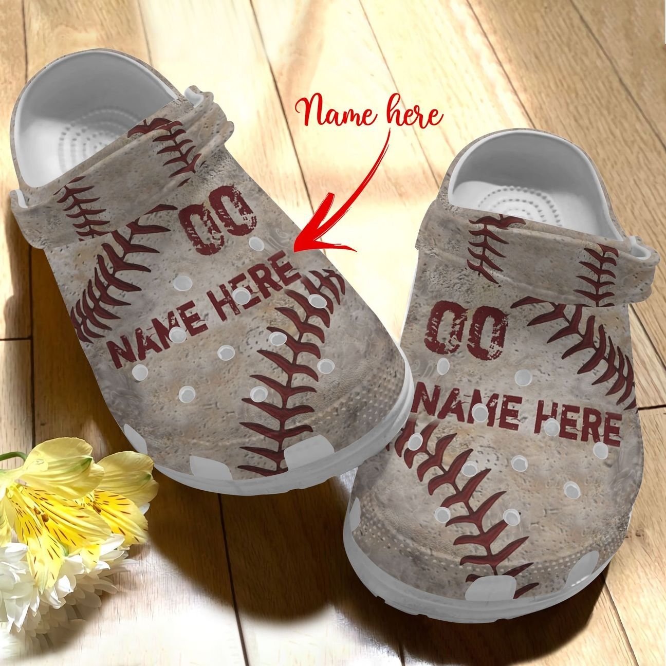 Softball Personalized Personalize Clog, Custom Name, Text, Fashion Style For Women, Men, Kid, Print 3D On The Ground