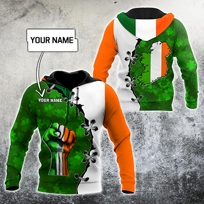 3D All Over Printed Irish Pride- St Patrick Day Unisex Shirts Custom Name XT MH17022103