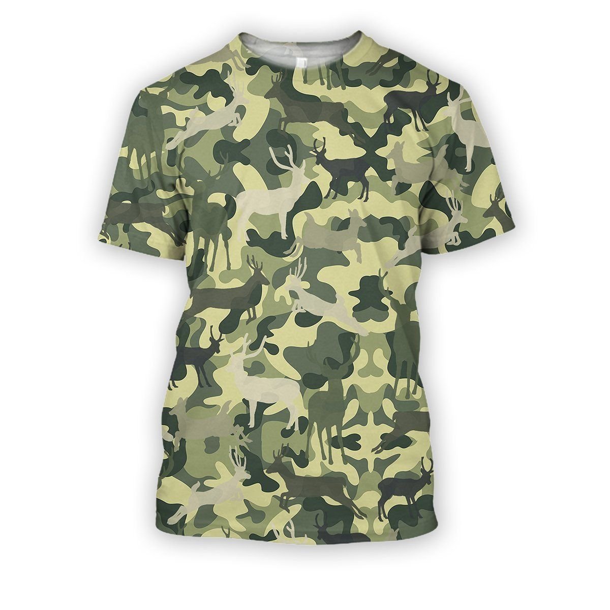 All Over Printed Deer Camo TT