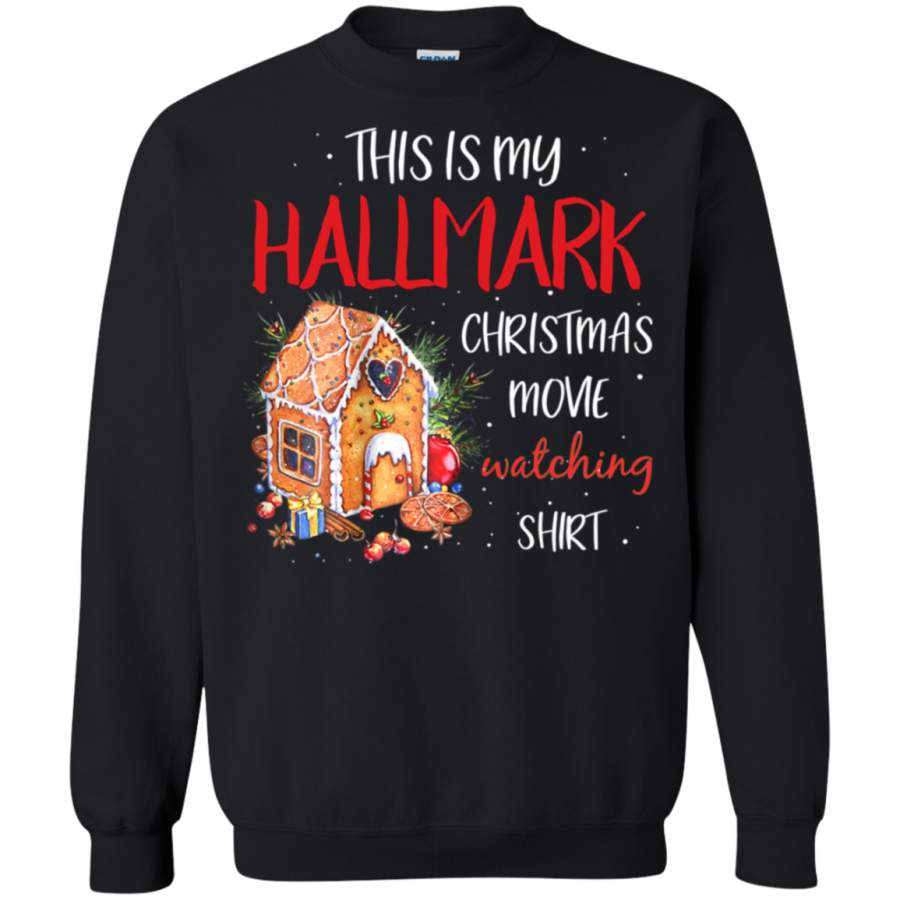 AGR This is my Hallmark Chirtmas Movie Watching Sweatshirt