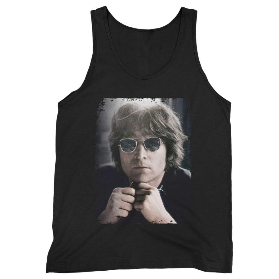 John Lennon Glasses Man’s Tank Top