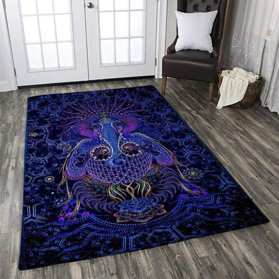 Buddhism Elephant Rug RCDD81F45071