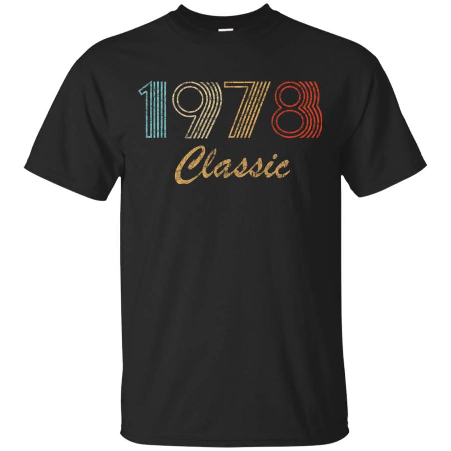 CuteComfy 40th Birthday Gift Vintage 1978 Men/Women T shirt