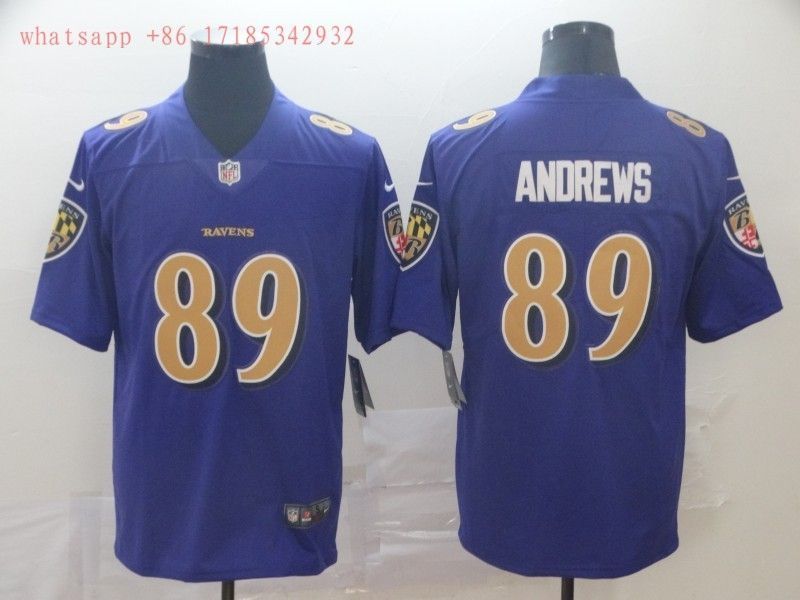 Baltimore Ravens Mark Andrews #89 2020 NFL Purple Jersey Jersey