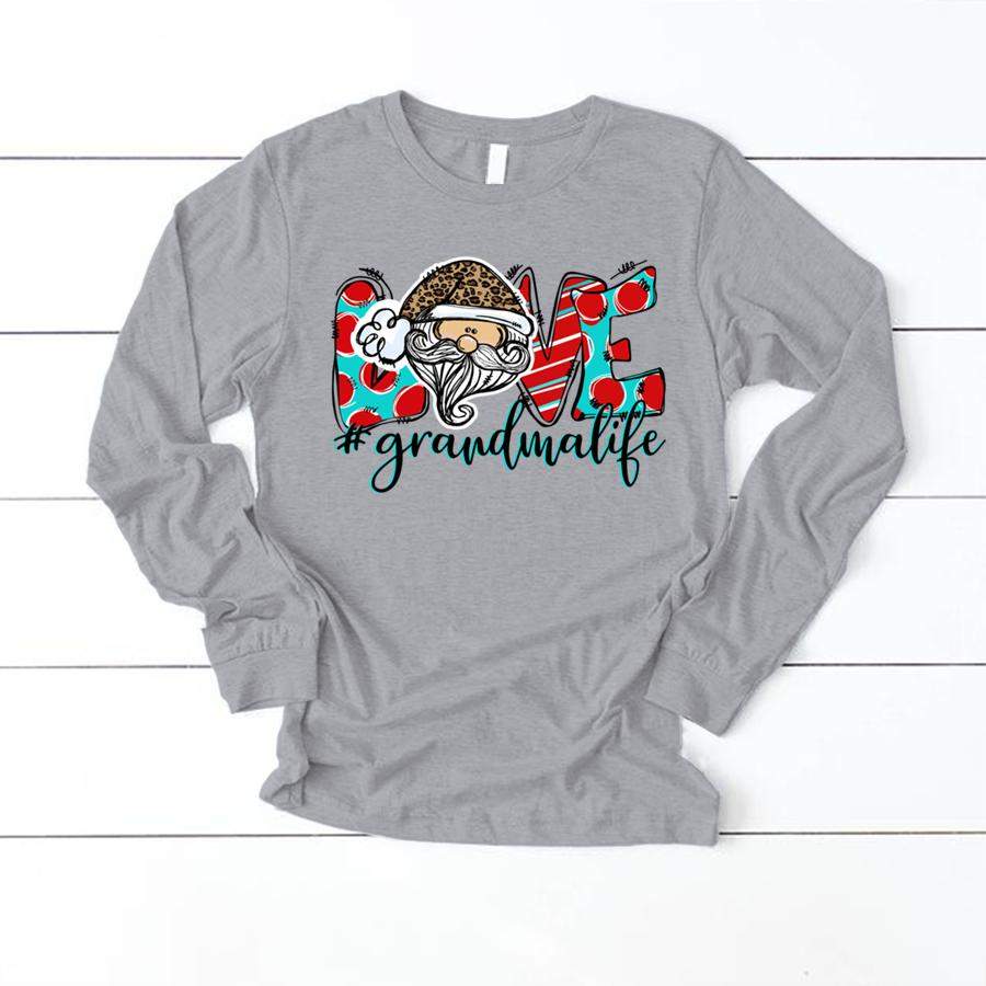 PERSONALIZED LOVE GRANDMA LIFE ART CHRISTMAS SHIRT