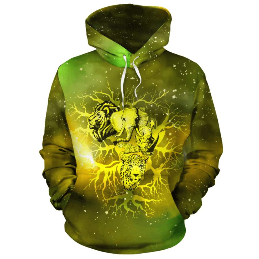 African Animals All-over Hoodie