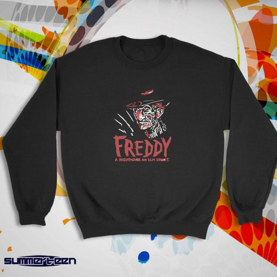 A Nightmare On Elm Street Drawn Women’S Sweatshirt