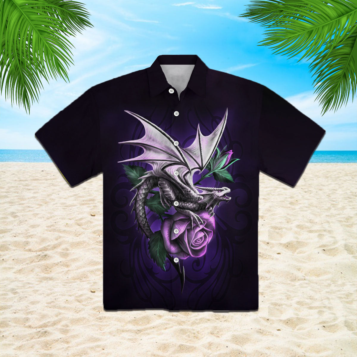 Oragontee Purple Dragon Hawaii Shirt For Men Women Adult Ha13042