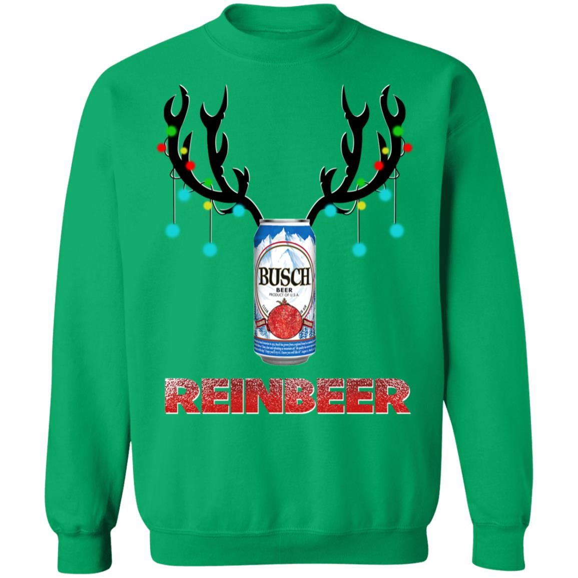 Busch Beer Reinbeer Ugly Christmas Sweatshirt